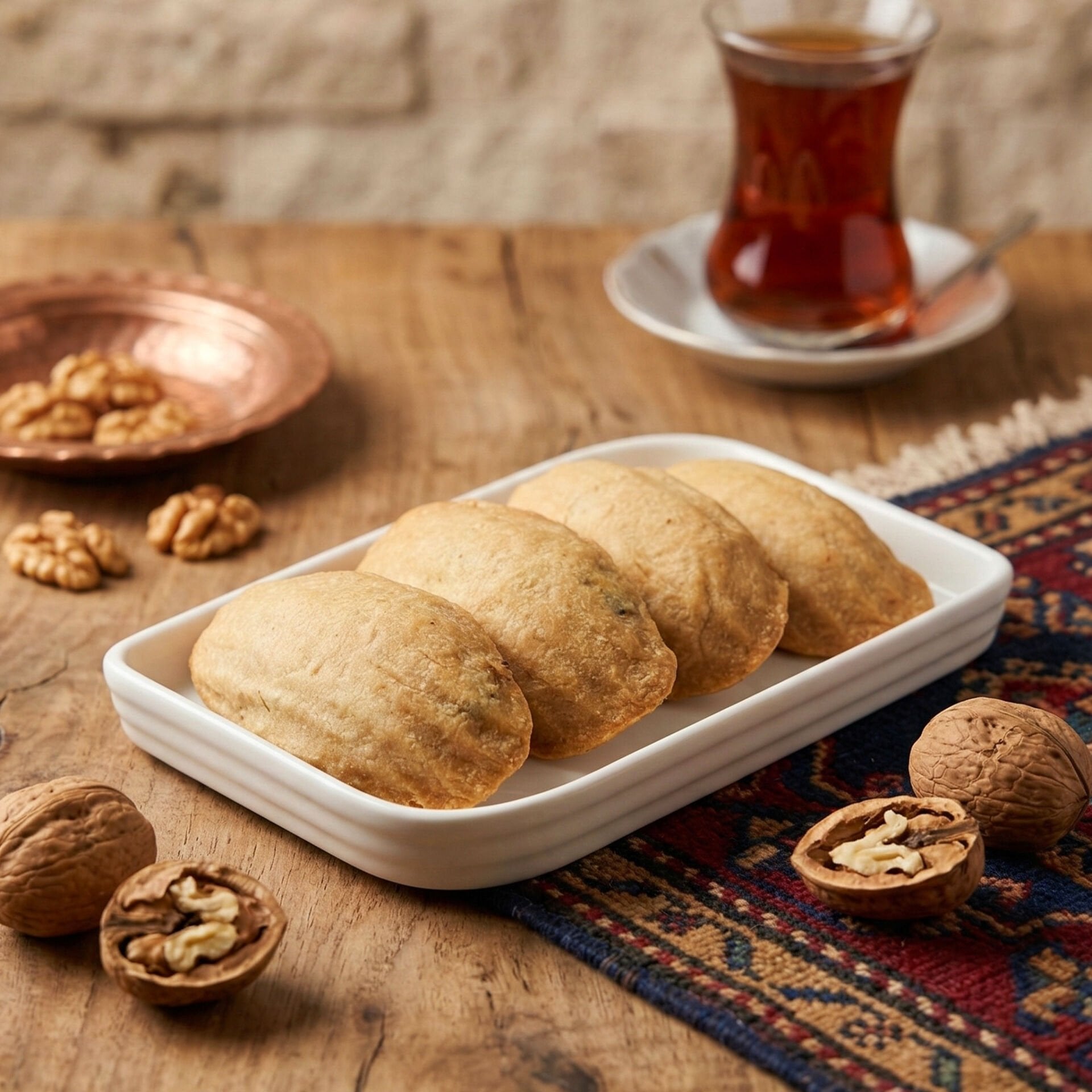 Hatay El Yapımı Cevizli Kerebiç (Kg) + Köpük 2 paket