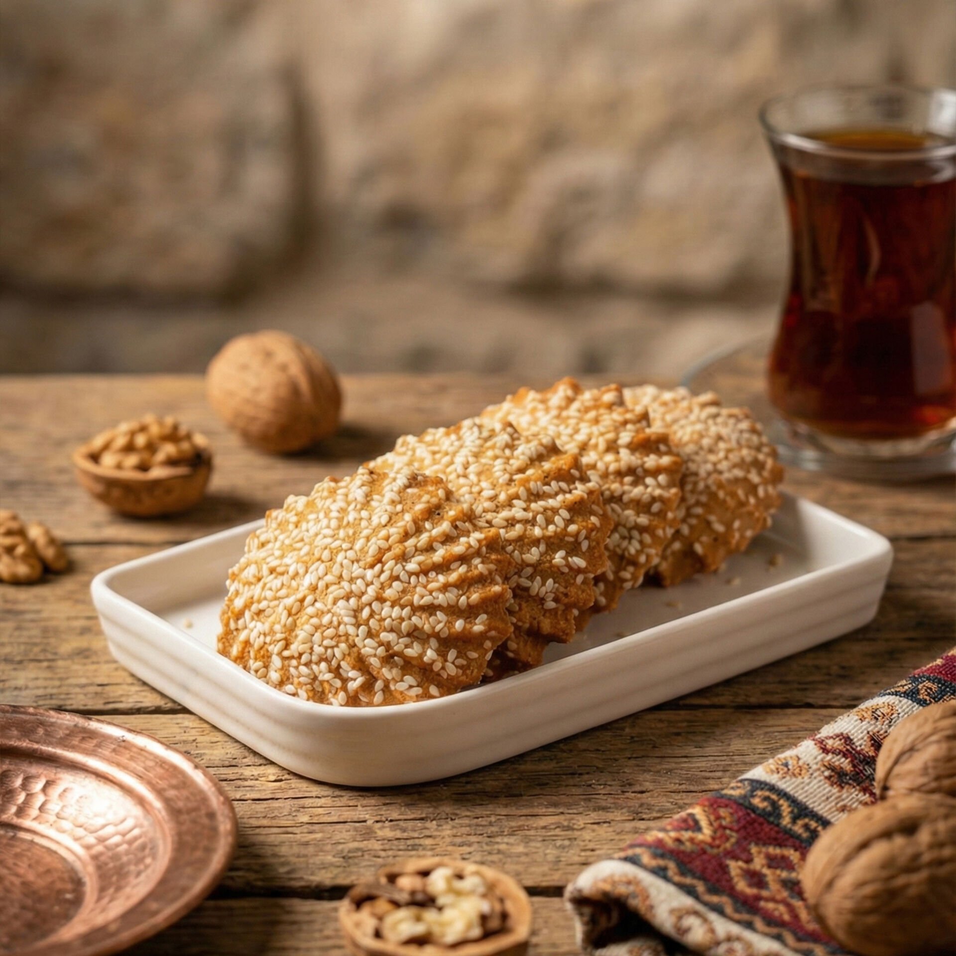 Hatay El Yapımı Cevizli Kömbe (Kg)