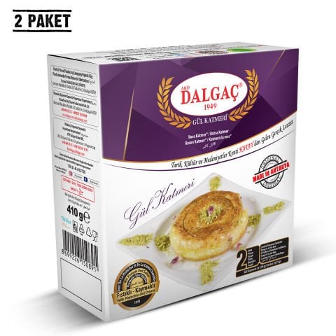 2 Adetli Kutu Dondurulmuş Gül Katmeri® 410 Gr