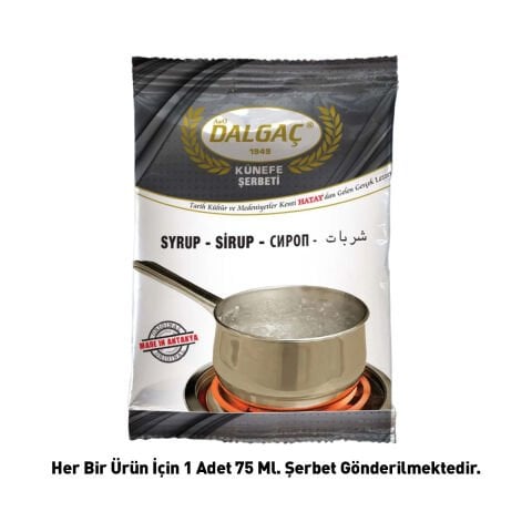Folyo Tabak İçinde Dondurulmuş Pişmiş Peynirli Künefe 125 Gr + Şerbet