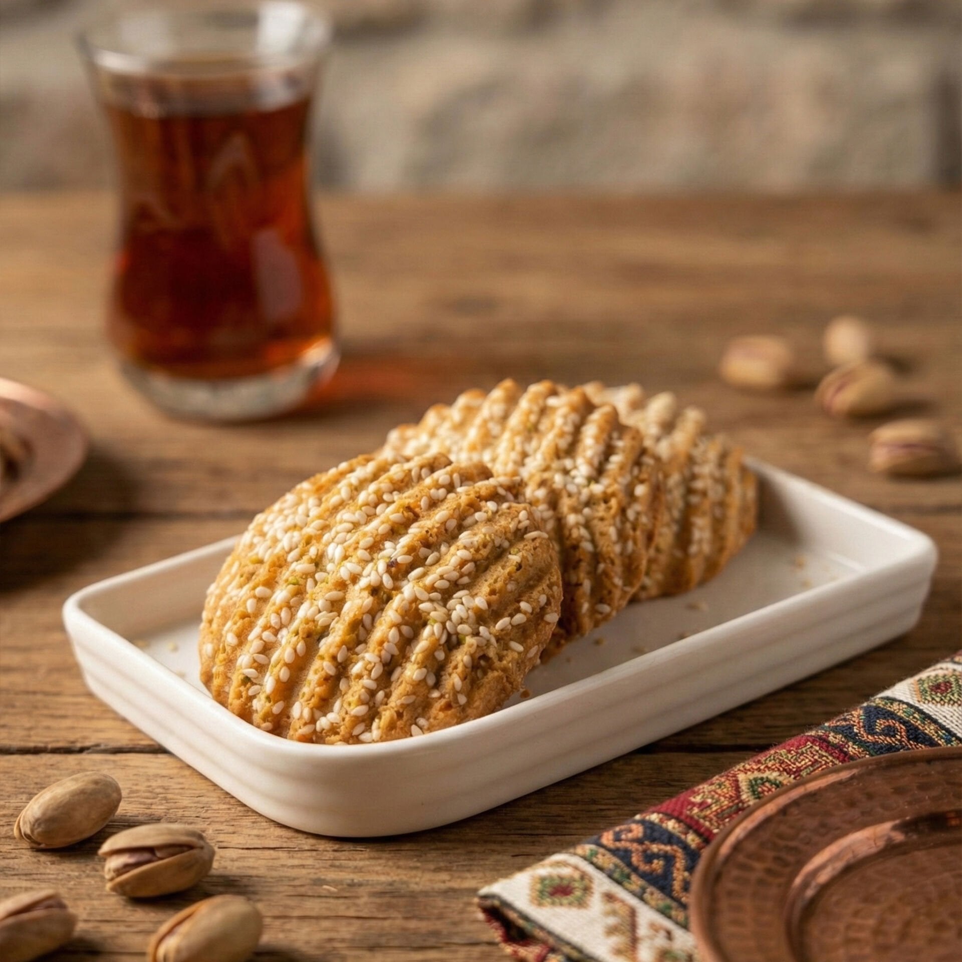 Hatay El Yapımı Fıstıklı Kömbe