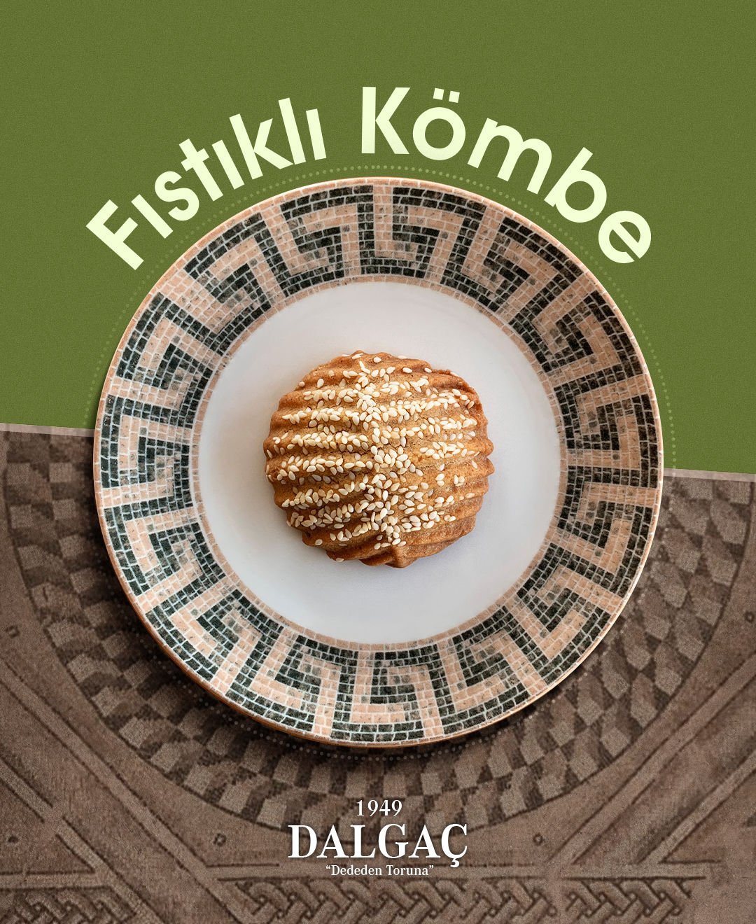Hatay El Yapımı Fıstıklı Kömbe