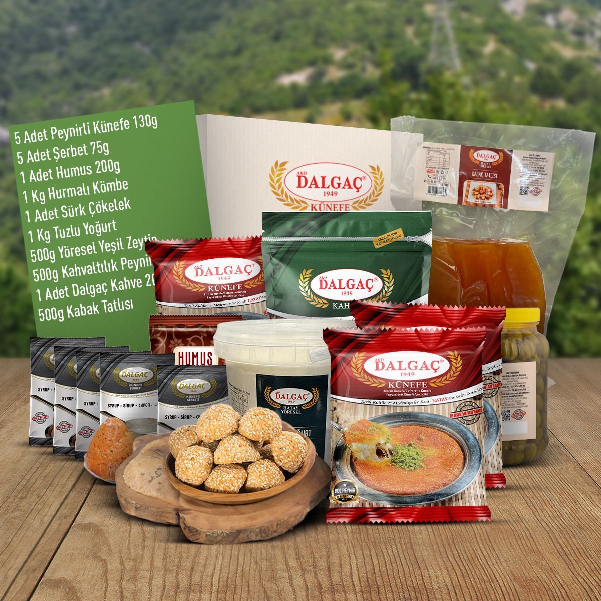 Hatay Yöresel Lezzet Paketi - Yöresel Ürünler Tek Pakette