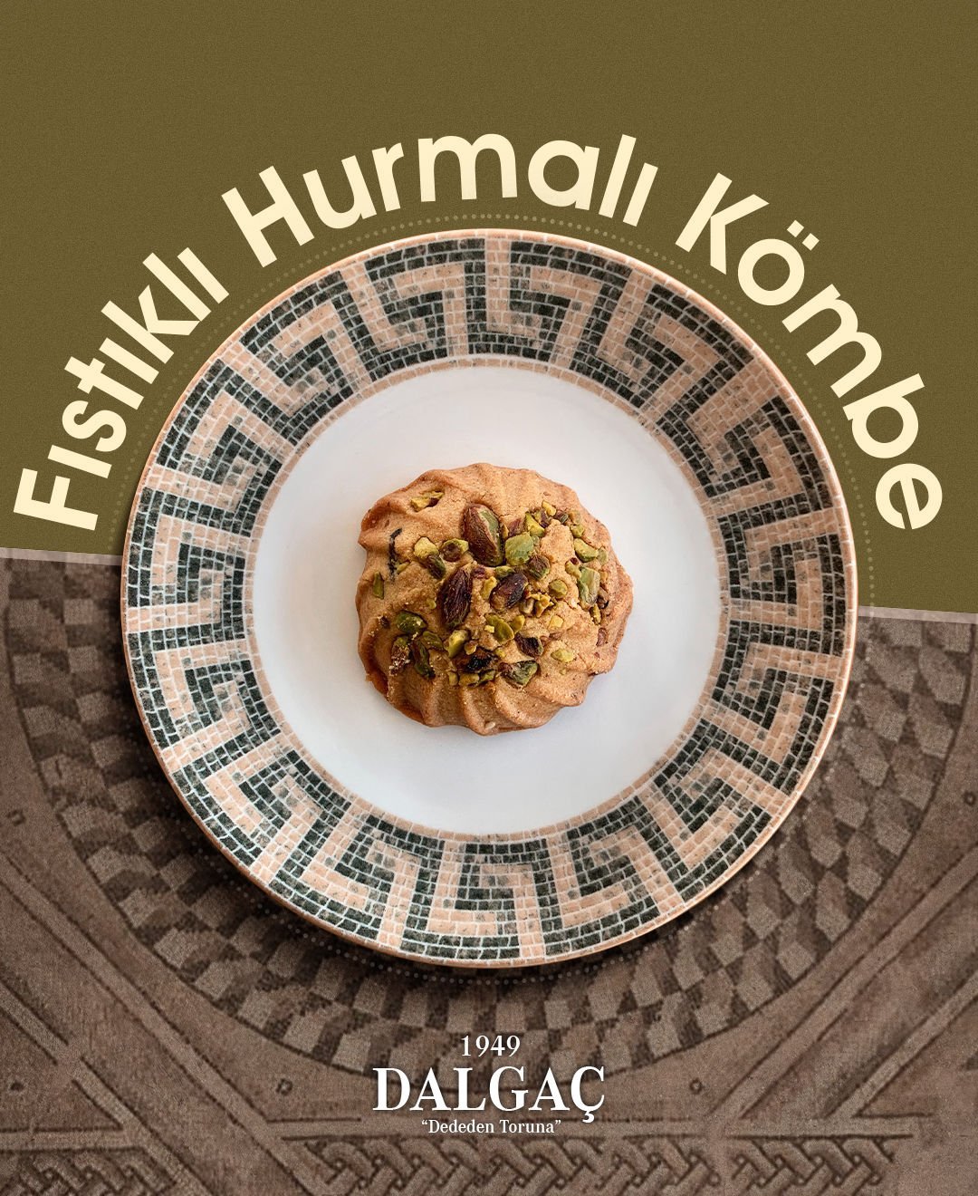 Hatay El Yapımı Hurmalı Fıstıklı Kömbe (Kg)