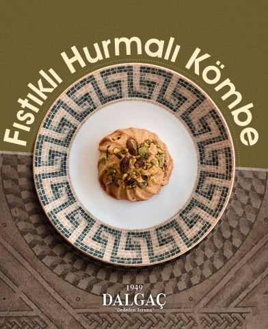 Hatay El Yapımı Hurmalı Fıstıklı Kömbe